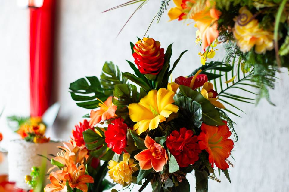 Decoração tropical