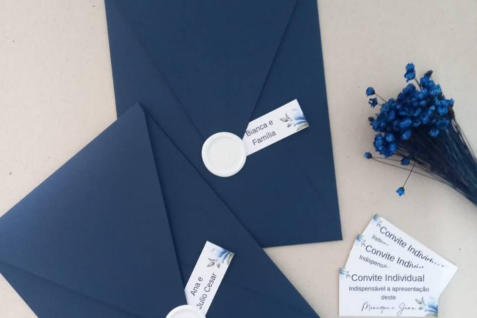 Convite Azul