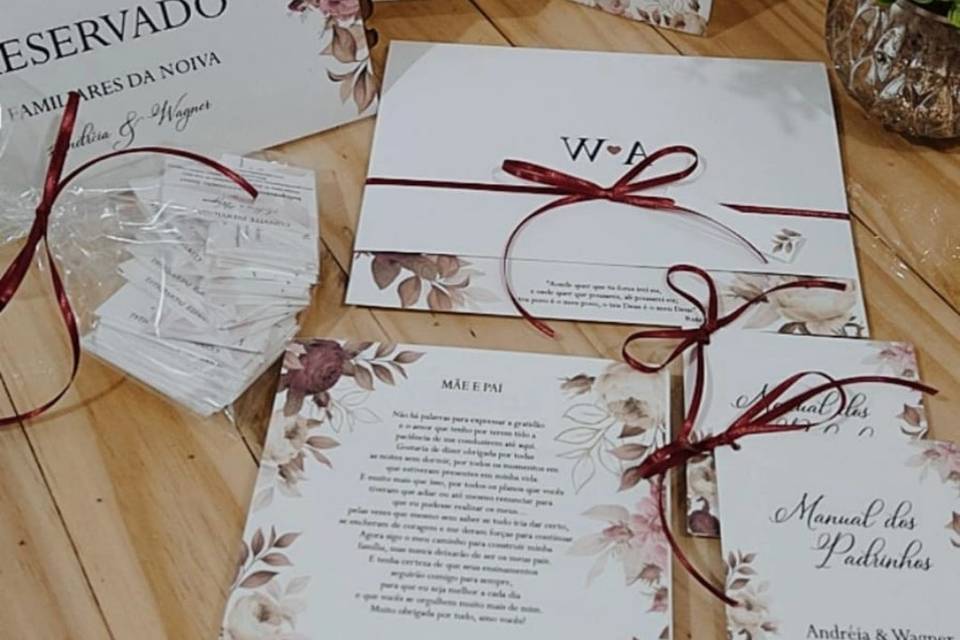 Kit papelaria casamento