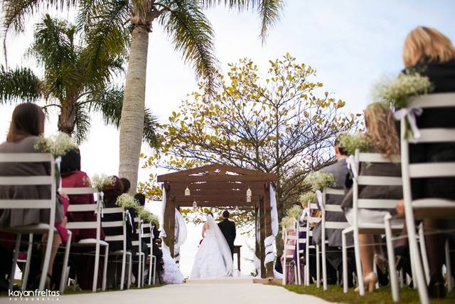 Casamento ao ar livre