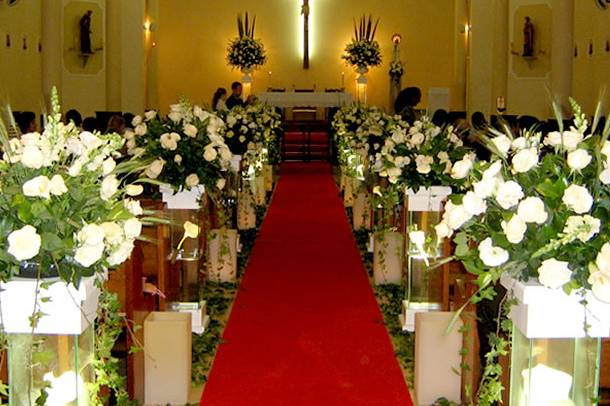 Decoração igreja casamento