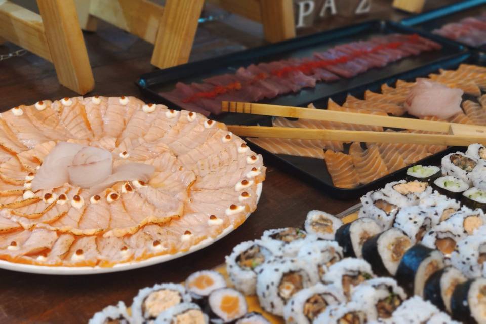 Sushi Eventos Buffet Japonês