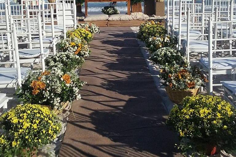 Casamento Rústico na Praia