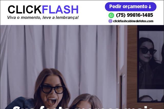 Click flash - Cabine de Fotos