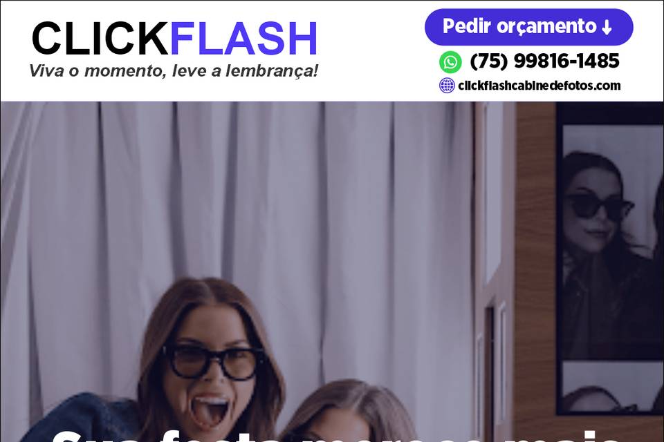 Click flash - Cabine de Fotos