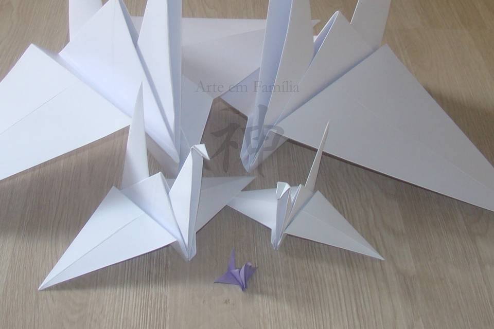 Flor lapela origami