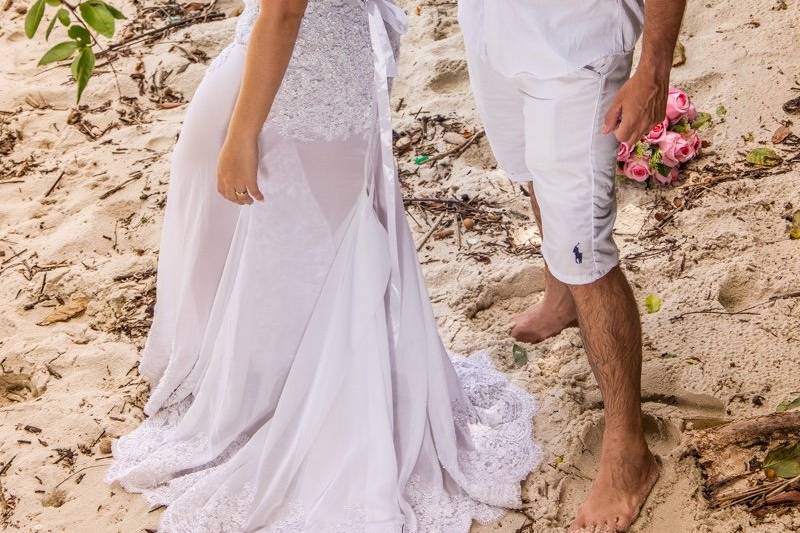 Trash the dress em Ilha Grande