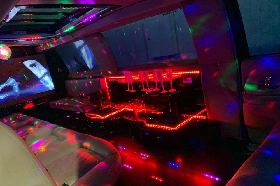 Interior limousine Black