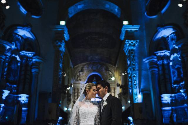 Beleza em igreja Barroca