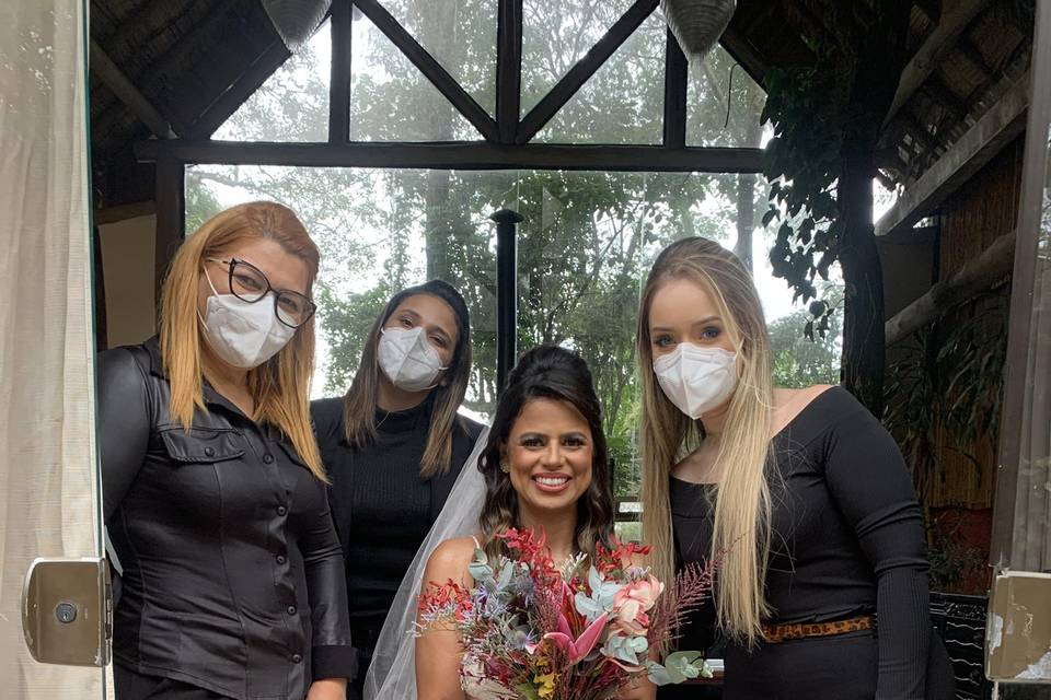 Noiva Carina - e equipe