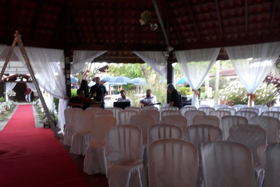 Quiosque decorado p casamento