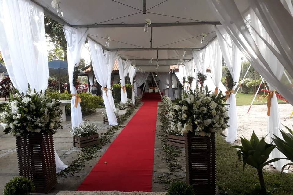 Chácara decorada p casamento