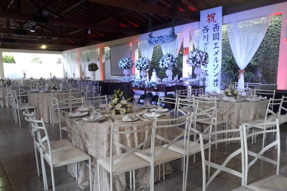 Chácara decorada p casamento