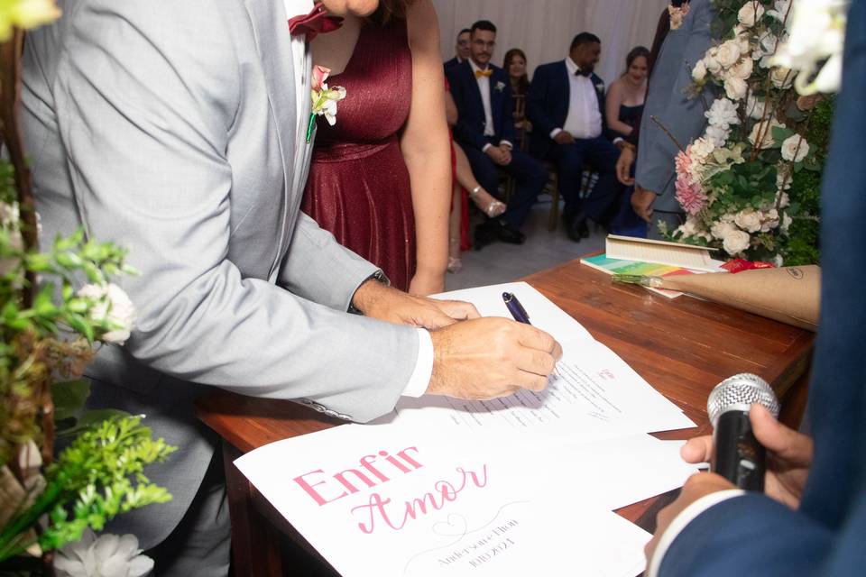 Casamento Anderson e Elton