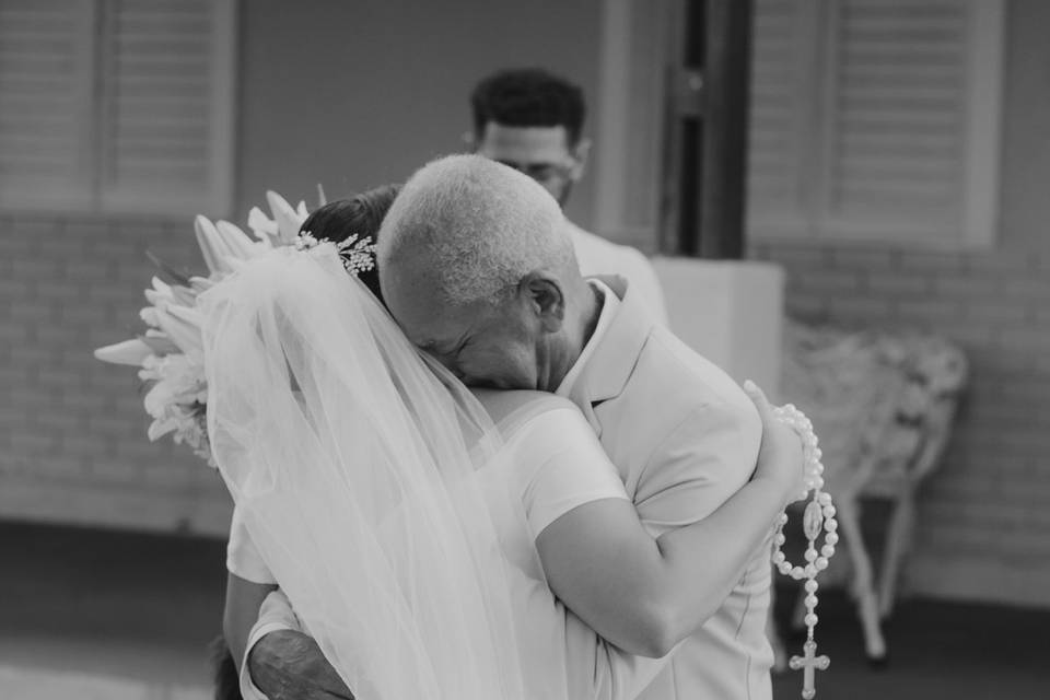 First look com o pai