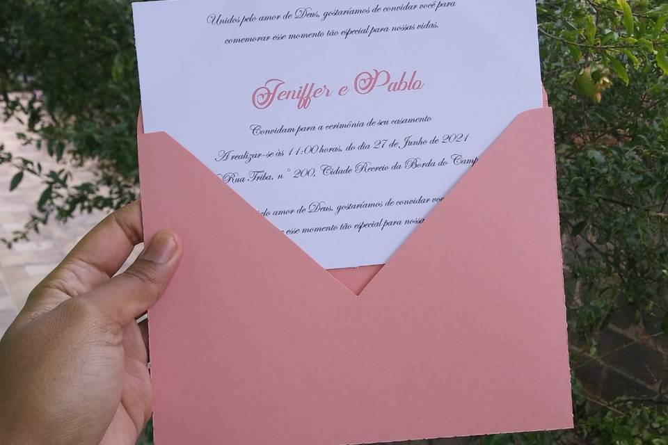 Convite rose