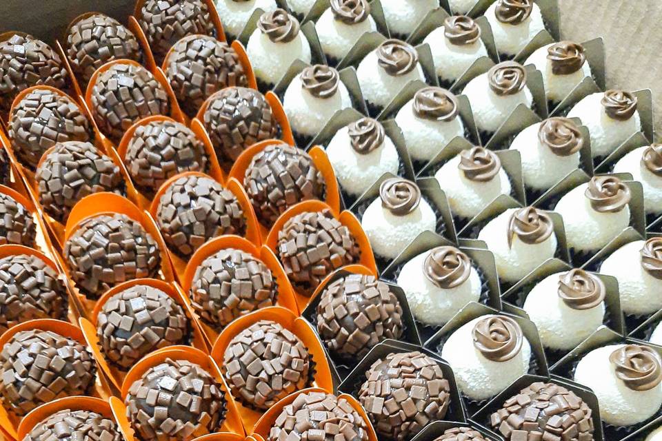 Brigadeiro e ninho com Nutella