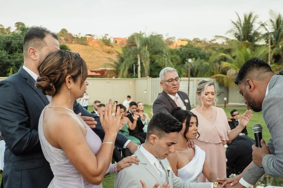 Dando a benção