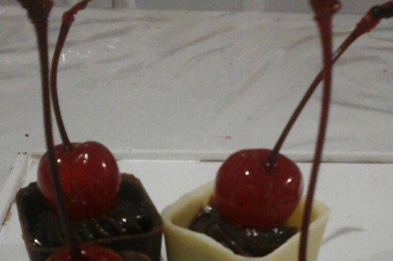 Quadrado com cereja