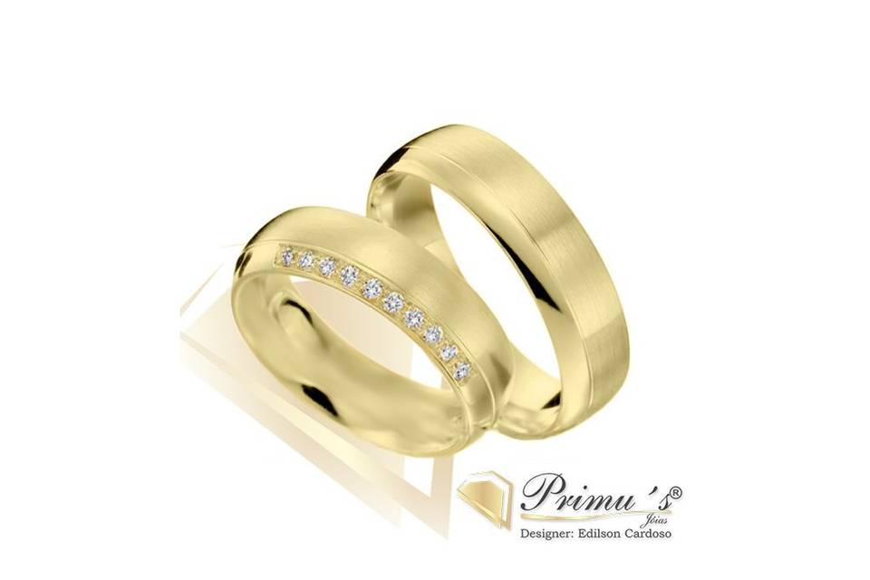 AL Casamento ouro 18k750