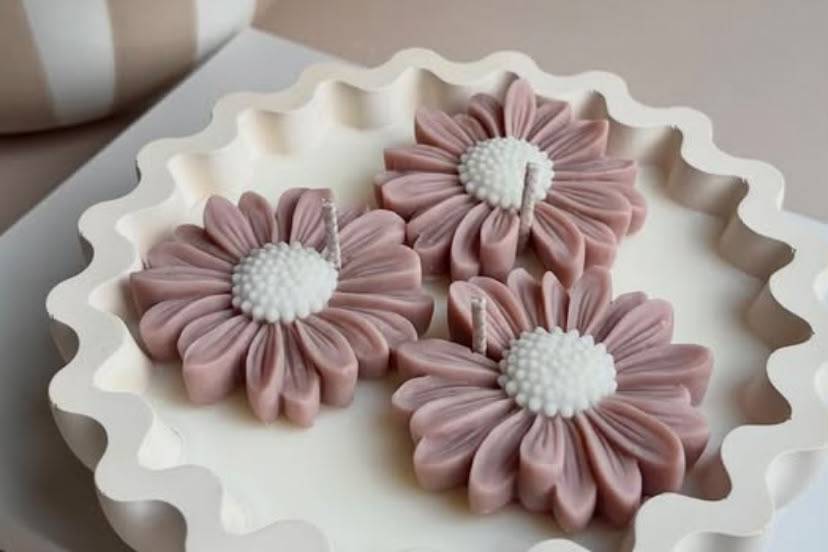 Velas aromáticas com tigela