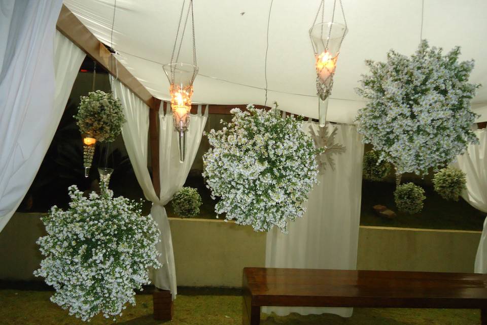 Decoração de gazebo