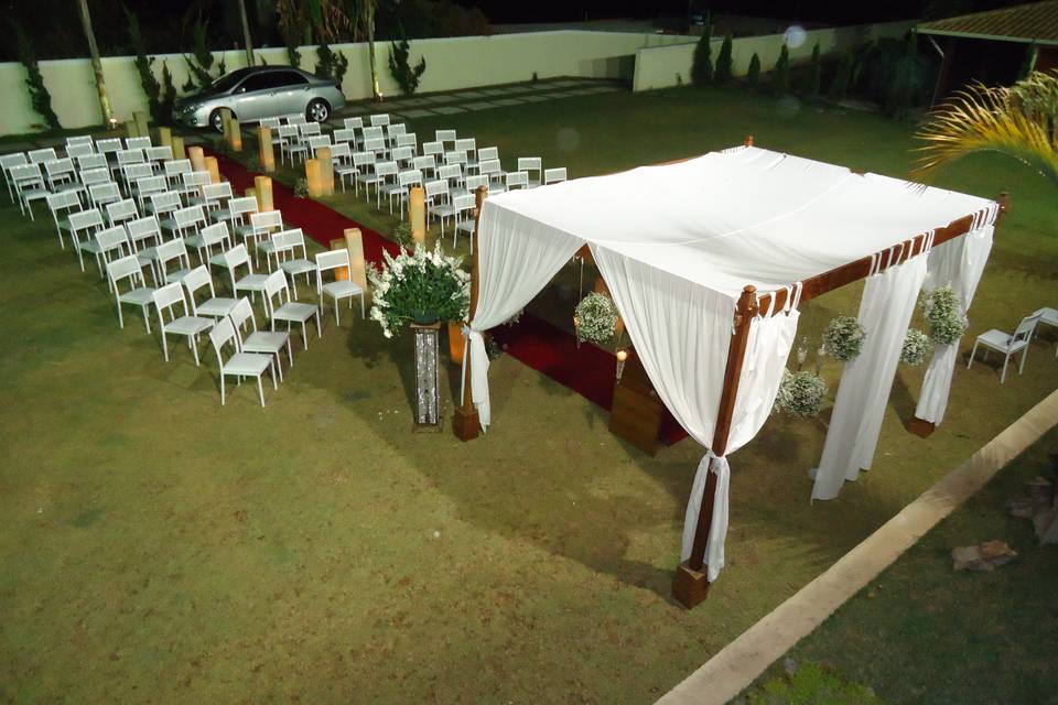 Casamento ao ar livre