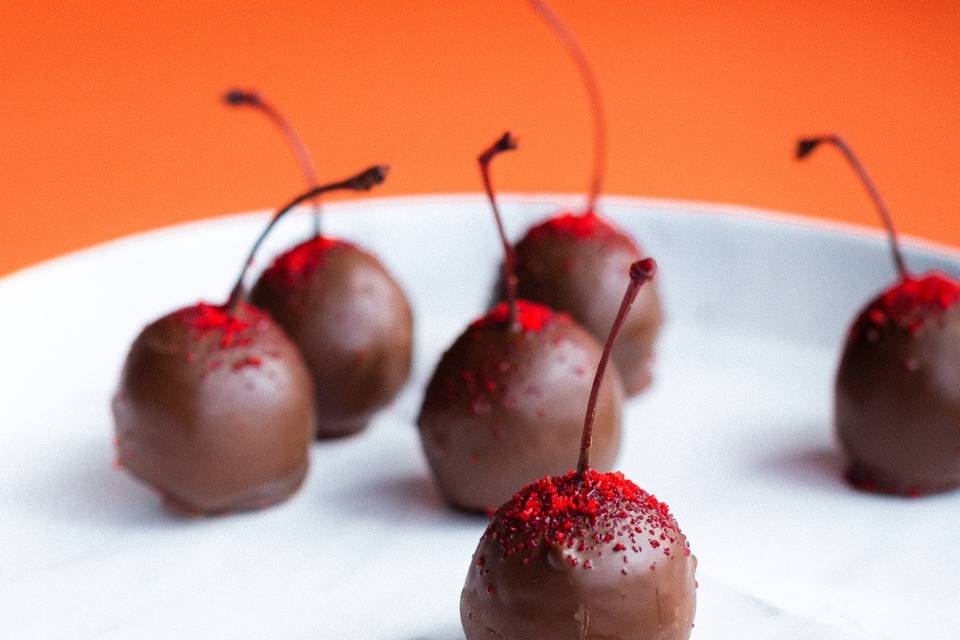 Trufas de cereja