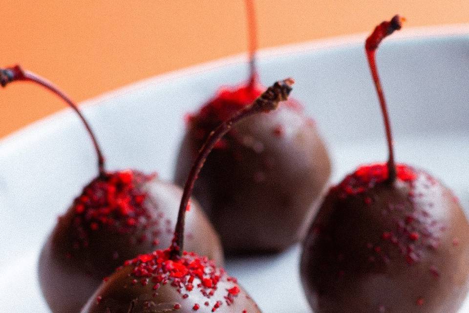 Trufas de cereja