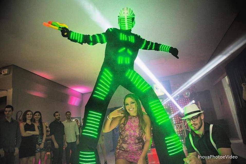 Robô de led