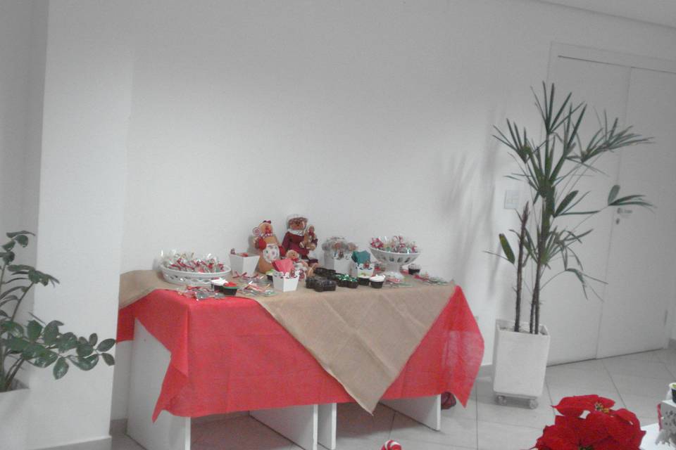 Mesa decorada