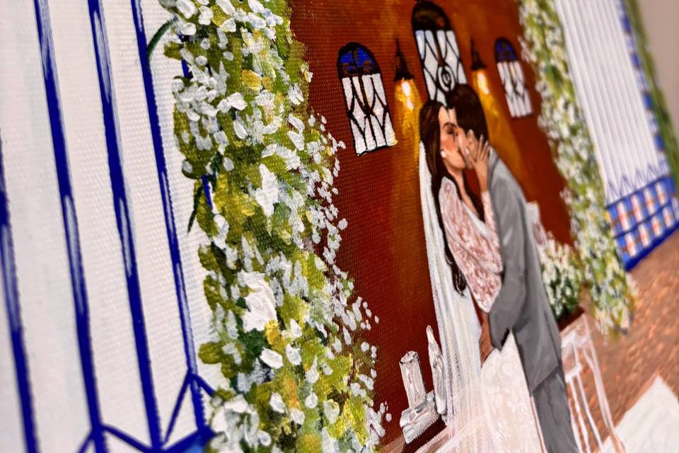 Detalhes da pintura