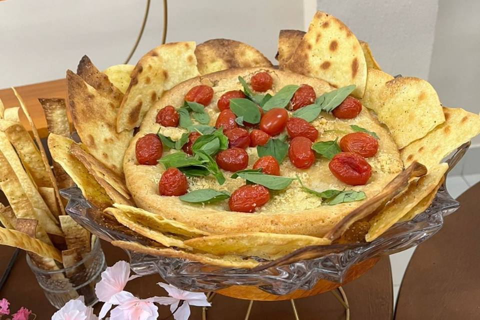 Focaccia caprese