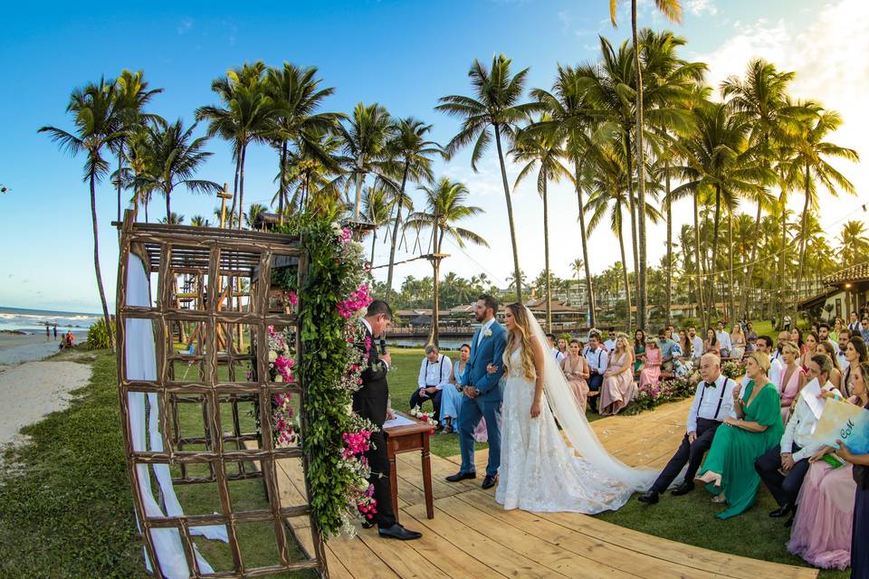 Casamento ao ar livre