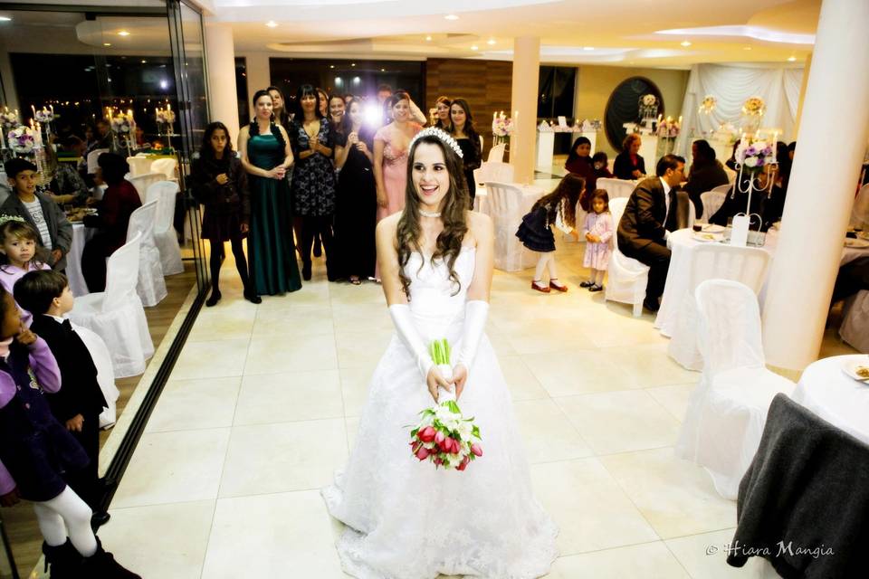 Jogando o bouquet