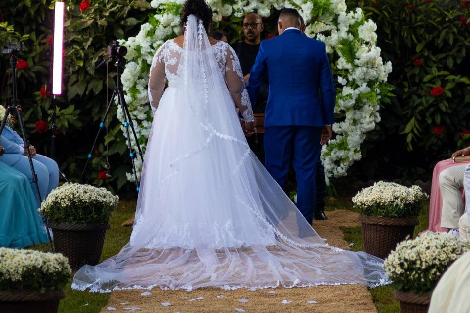 Noivos no altar