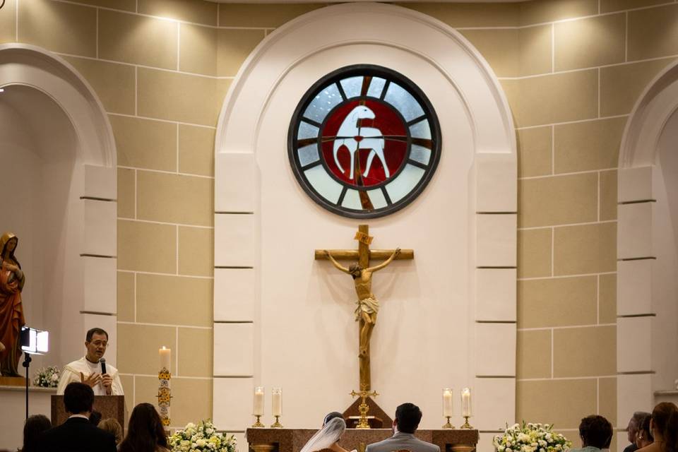 Noivos no altar