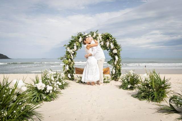 Casamento pe na areia