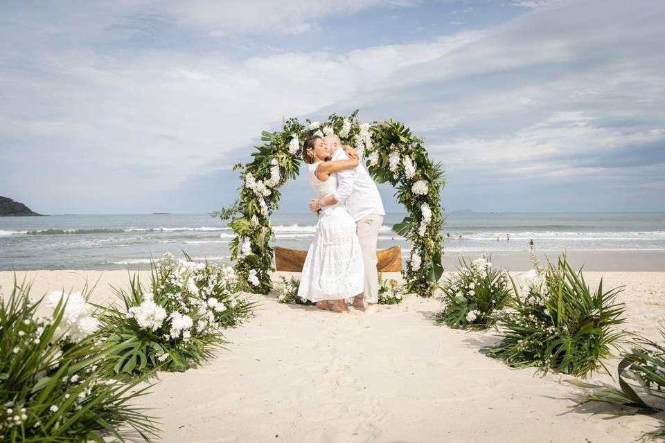 Casamento pe na areia