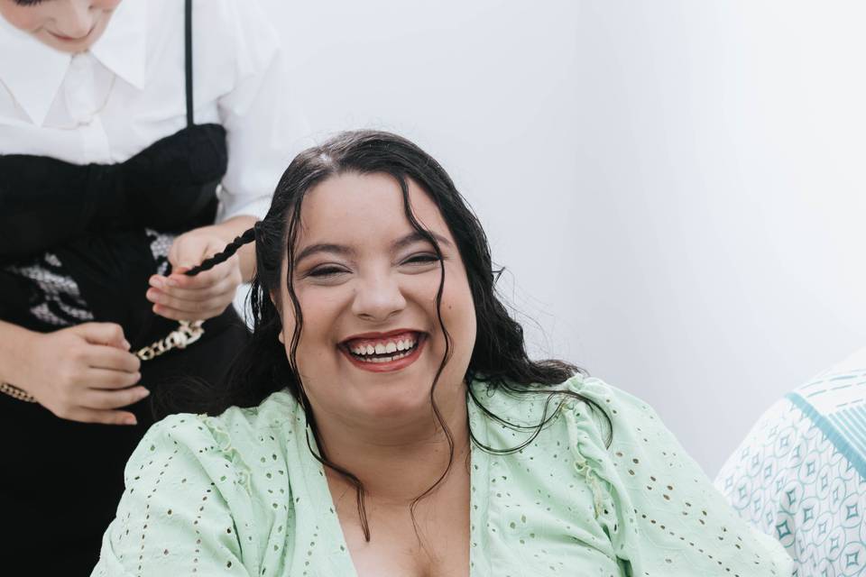 Making of da noiva Ana