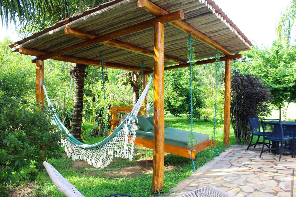 Área da piscina
