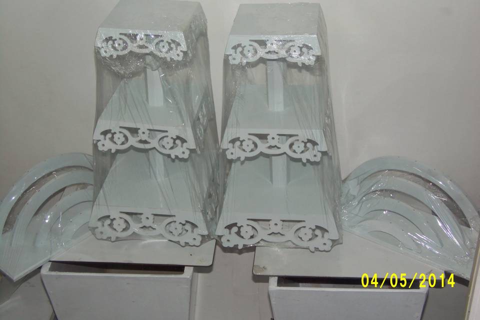 Trio branco neve