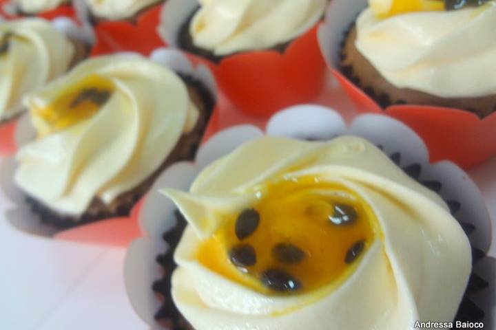 Cupcakes de maracujá