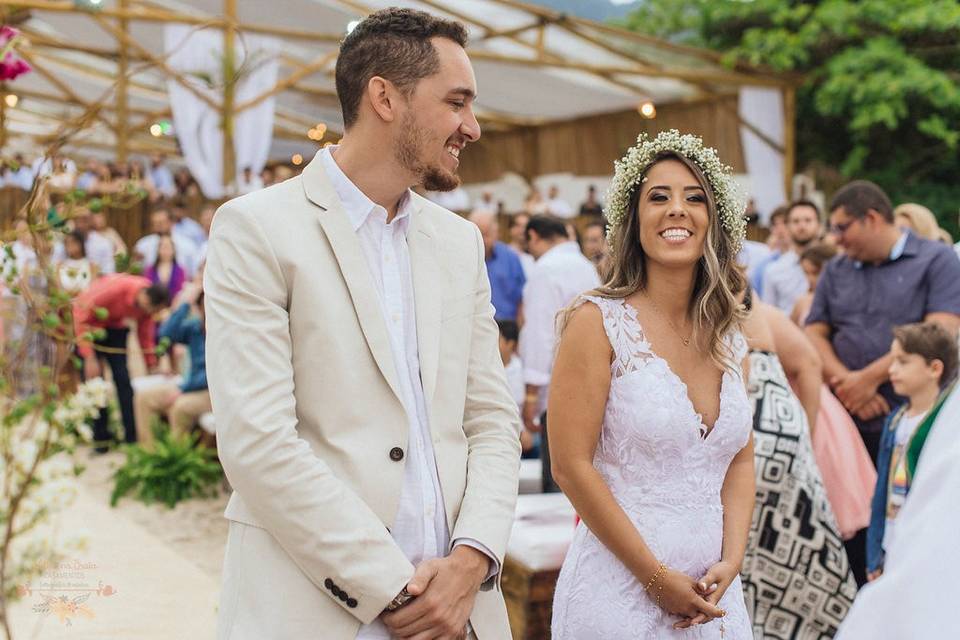 Casamento pé na areia