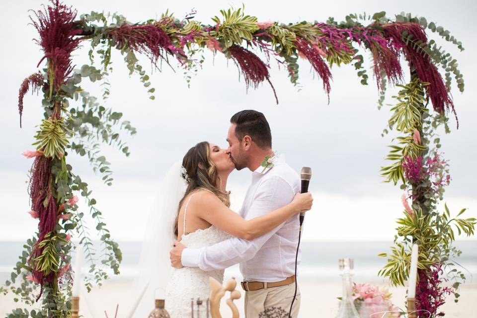 Casar com vista para o mar