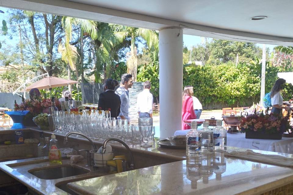 Casamento realizado no lago Sul
