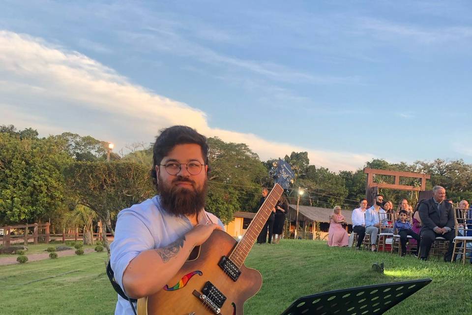 Tocando em cerimônia