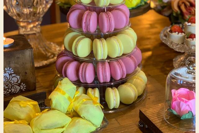 Doces finos, macarons e outros