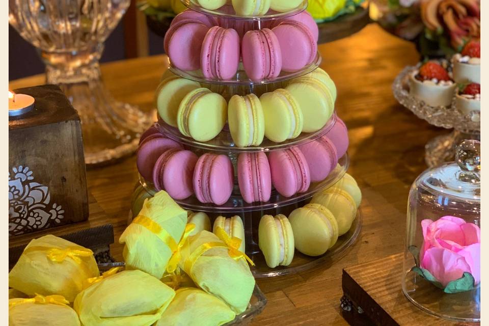Doces finos, macarons e outros