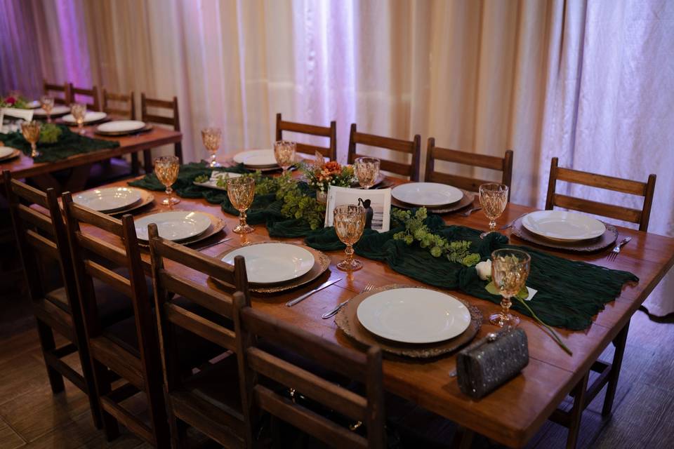 Mesa convidados